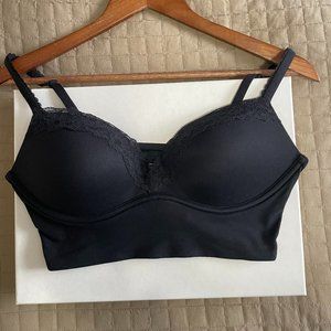 Victoria's Secret Padded No-Wire Black Bra